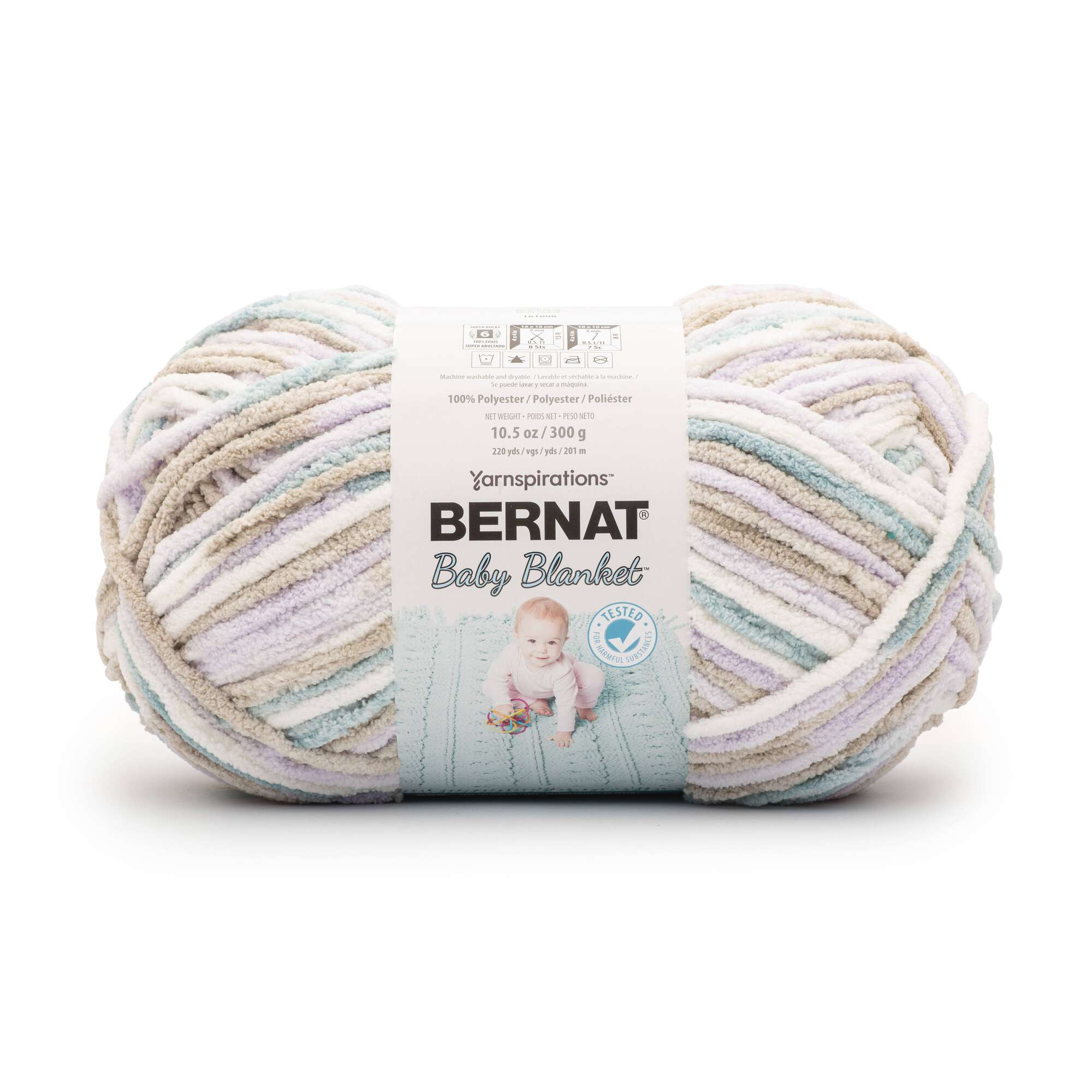 Bernat Baby Blanket Big Ball Yarn - Seafoam